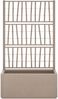 vidaXL Pflanzkübel mit Rankgitter Hellbraun 80x36x140 cm PP 368781 Bild 3