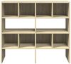 vidaXL Schuhregale 2 Stk. Stapelbar Sonoma-Eiche 89,5x30x40 cm 858844 Bild 4