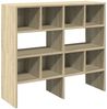 vidaXL Schuhregale 2 Stk. Stapelbar Sonoma-Eiche 89,5x30x40 cm 858844 Bild 2