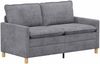vidaXL Sofa Hellgrau 156 x 81 x 87,5 cm Polyester 42028862 Bild 2