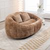 Bean Bag Sofa Lounger 150x95x63 cm, Kaffee Chenille, hohe Rückenlehne, Indoor/Outdoor Bild 3