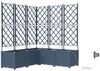 vidaXL Garten-Pflanzgefäß 5 pcs Grau 120 x 120 x 142 cm Kunststoff 42002879 Bild 2