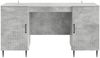 vidaXL Schreibtisch mit Tür Betongrau 142,5 x 50 x 75 cm Holzwerkstoff 3414606 Bild 4