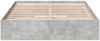 vidaXL Bettgestell mit Schubladen Betongrau 135x190 cm Holzwerkstoff 3280695 Bild 3