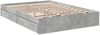 vidaXL Bettgestell mit Schubladen Betongrau 135x190 cm Holzwerkstoff 3280695 Bild 2