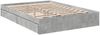 vidaXL Bettgestell mit Schubladen Betongrau 135x190 cm Holzwerkstoff 3280695 Bild 5