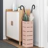 vidaXL Sonnenschirmhalter mit Speicher Rosa 15,5 x 15,5 x 49 cm Metall 868513 Bild 3