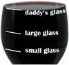 Leonardo Weinglas XL, Daddys Glass, Geschenk Stimmungsglas mit lustiger Gravur, Mood Wein Glas, 610ml Bild 4