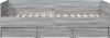 vidaXL Tagesbett mit Schubladen ohne Matratze Grau Sonoma 90x200 cm 3280823 Bild 4