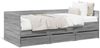 vidaXL Tagesbett mit Schubladen ohne Matratze Grau Sonoma 90x200 cm 3280823 Bild 2