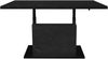 Couchtisch >Lift< verstellbar, keramik optik schwarz / schwarz - 120x49/68x60cm (BxHxT) Bild 2