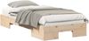 vidaXL Bettgestell Braun 90 x 190 cm 873052 Bild 2