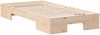 vidaXL Bettgestell Braun 90 x 190 cm 873052 Bild 4