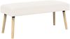 vidaXL Bank Uni Creme 110 x 40 x 46 cm Bouclé 42038412 Bild 2