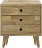 Garderoben-Set >Anacortes< (2-teilig) Paneel + Kommode, in Eiche - 42x180x35 (BxHxT) Bild 5