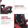 BIGZZIA Gaming-Stuhl Bürostuhl Ergonomisch mit Lendenkissen + Kopfstütze, Ergonomischer Bürostuhl höhenverstellbar Bild 3