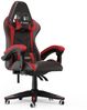 BIGZZIA Gaming-Stuhl Bürostuhl Ergonomisch mit Lendenkissen + Kopfstütze, Ergonomischer Bürostuhl höhenverstellbar Bild 5