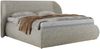 Polsterbett mit Lattenrost, Doppelbett Bettkasten, Bettgestell mit Gasdruckfeder - CAELA CLASSIC - 160 x 200 cm - Hellgrau Struktur Bild 5