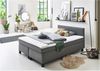 Boxspringbett Peggy / Philly, Flachgewebe, Holzwerkstoff, Mikrofaser, Grau, 140 x 87 x 207 cm Bild 3