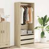 vidaXL Kleiderschrank Sonoma-Eiche 80x50x200 cm Holzwerkstoff 3307749 Bild 3