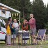 HOMECALL Klapptisch Campingtisch Klappbar Balkontisch Gartentisch Tragbar Outdoor Tisch, Robust, stabil, für 4-6 Personen Bild 4