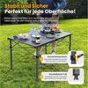 HOMECALL Klapptisch Campingtisch Klappbar Balkontisch Gartentisch Tragbar Outdoor Tisch, Robust, stabil, für 4-6 Personen Bild 3