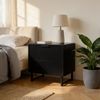 HOME DELUXE Nachttisch NYLA Schwarz - 45 x 61 cm Bild 1