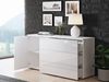 Kommode 'Bevrato 110' Weiß + Beige Bild 4