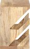 vidaXL Skateboard Wandhalter 25x20x30 cm Mango Massivholz 320480 Bild 3