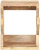 vidaXL Skateboard Wandhalter 25x20x30 cm Mango Massivholz 320480 Bild 2
