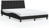 vidaXL Bettgestell ohne Matratze "Hanko" Schwarz 140x190 cm Samt 3207845 Bild 2