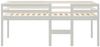 vidaXL Hochbett Weiß 75x190 cm Massivholz Kiefer 821620 Bild 5