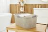 Rotho Wäschekorb Country, 40 L cappuccino Bild 2