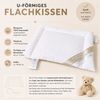 Betten Hofmann BASIC Baby Kinder Flachkissen 40x60 cm u-förmig gesteppt Synthetik Bild 3