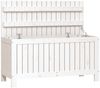 vidaXL Gartentruhe Weiß 108x42,5x54 cm Massivholz Kiefer 823830 Bild 2