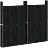 vidaXL Türen für Outdoor-Küche MEPPEL 2 Stk. Schwarz 50x9x82 cm Kiefernholz 832362 Bild 2