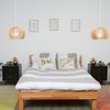 Relaxdays Nachttisch mit 2 Schubladen Bild 3