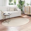 vidaXL Bereichsteppiche Oval HUARTE Beige 120 x 170 cm 100 %Polyester 4103616 Bild 3