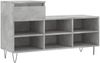 vidaXL Schuhregal Betongrau 102x36x60 cm Holzwerkstoff 831368 Bild 2