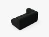 Micadoni Modulares Sofa Lupine 2-Sitzer Links Boucle Baloo Schwarz Bild 3