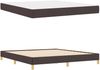 vidaXL Boxspringbett mit Matratze Dunkelbraun 180 x 200 cm Stoff 3398587 Bild 5