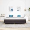 vidaXL Boxspringbett mit Matratze Dunkelbraun 180 x 200 cm Stoff 3398587 Bild 3