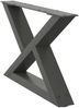 vidaXL Couchtischbeine 2 Stk. Anthrazit 50x(30-31,3) cm Stahl 4012686 Bild 4