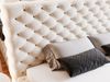 GRAINGOLD Astra Doppelbett 160x200, Polsterbett mit Kopfteil und Bettkasten, Samt-Stoff, Beige Bild 5