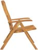 vidaXL Gartenstühle mit Kissen 4 Stk. Massivholz Teak 3196472 Bild 4
