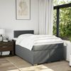 vidaXL Boxspringbett mit Matratze Dunkelgrau 120x190 cm Stoff 3288121 Bild 4
