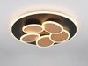 LED Deckenleuchte Schwarz Gold dimmbar mit Fernbedienung & Tageslicht Ø 49cm Bild 5