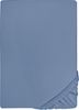 biberna Feinjersey-Spannbetttuch 0077144, blau, 1x 90x190 cm - 100x200 cm Bild 5