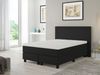 Boxspringbett Florenz. 140x200cm. Textilbezug weiss. Härtegrad 5. mit Topper Bild 3