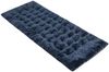 190 x 70 cm Baumwolle Feldbett Auflage 7 cm Dicke Martratze mit 4 Befestigungsbändern Blau Bild 2